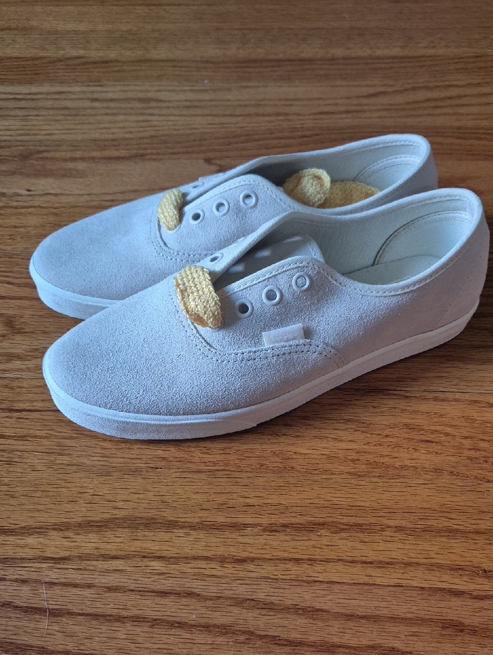 VANS Unisex "Fat Lace" Lowpro Shoes - Suede light gray- Size M 5,5/ W 7  NWOB